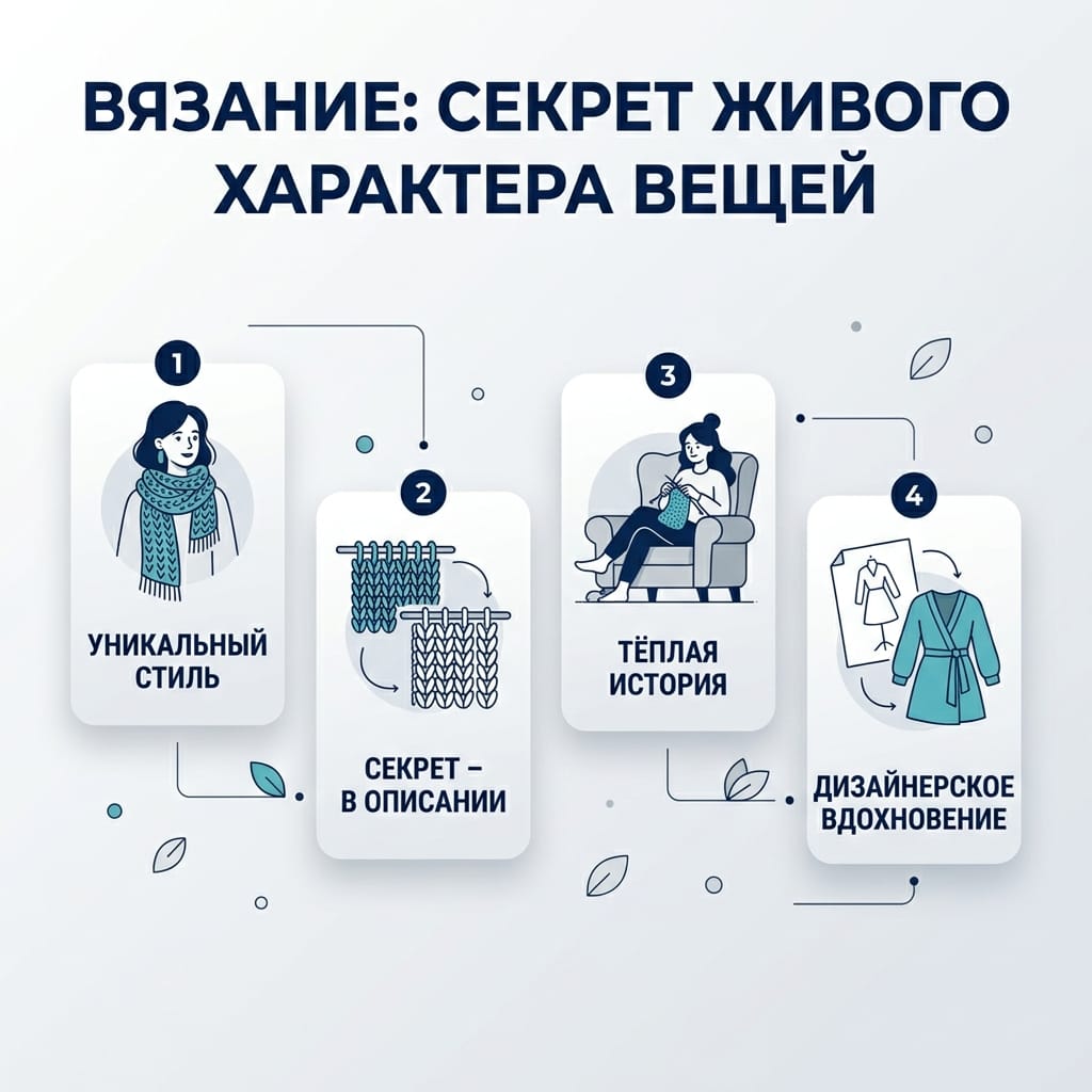 Вязание: секрет создания вещей с по-настоящему живым характером