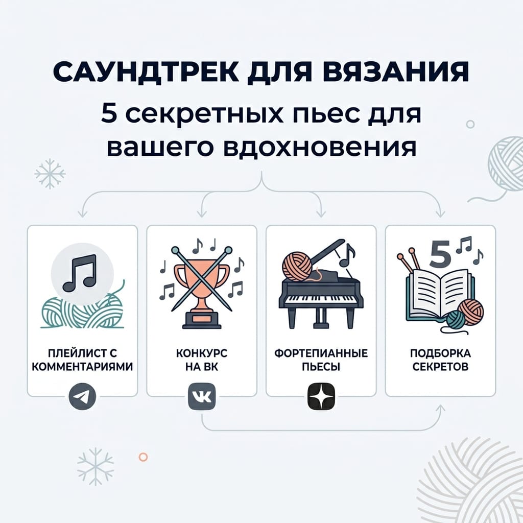 Саундтрек для вязания: 5 секретных пьес для вашего вдохновения