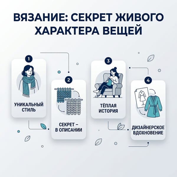 Вязание: секрет создания вещей с по-настоящему живым характером