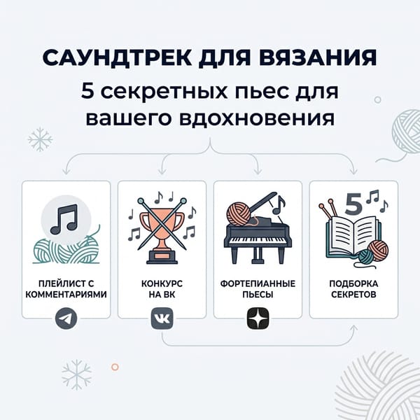 Саундтрек для вязания: 5 секретных пьес для вашего вдохновения